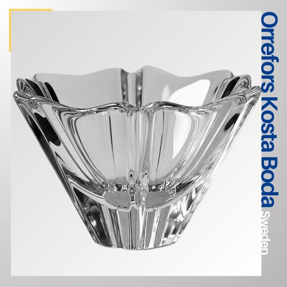 ORREFORS Sweden Rare Orion 7" Round Bowl - Picture 1 of 6